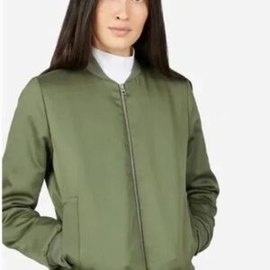 Everlane Green Bomber Jacket Size Small